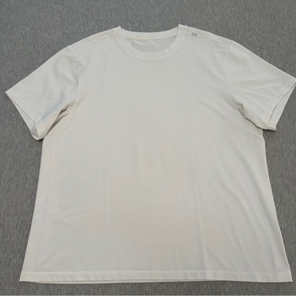 Lululemon Zeroed In Short Sleeve Shirt Mens XXL White